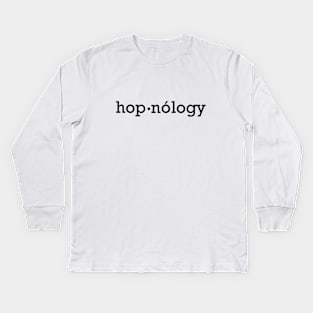 hop·nólogy Name Logo Kids Long Sleeve T-Shirt